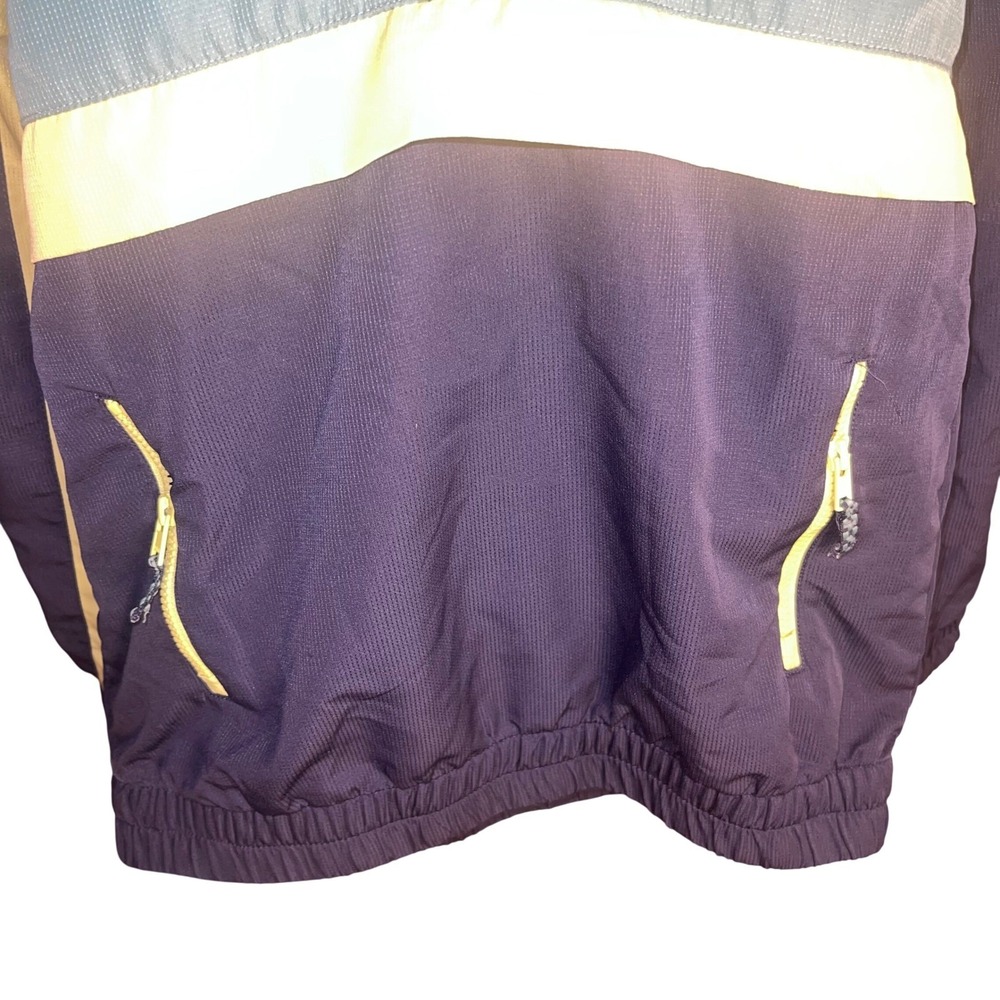 Tommy Bahama Kids Hooded Windbreaker Jacket Blue Colorblock Youth Size M 7–8 - Picture 3 of 8